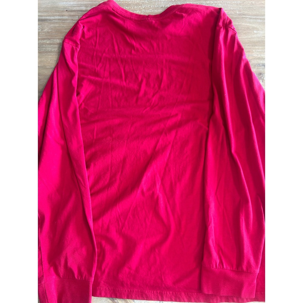U.S. Polo Assn Mens XXL Red Long Sleeve Crewneck T-Shirt 11A2012X - Picture 2 of 7